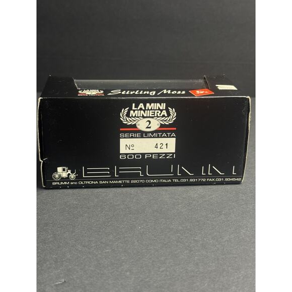 1/43 VANWALL F1 Stirling Moss 1958 Limited Edition #421 of 600 pieces. - Picture 4 of 6